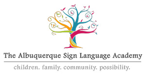 The Albuquerque Sign Language Academy logo